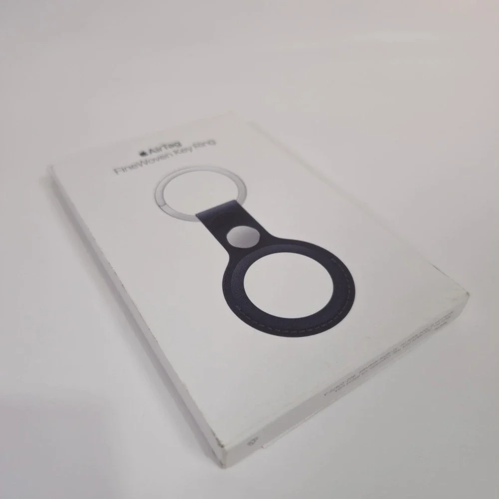 Apple AirTag FineWoven Key Ring Black MA7G4ZM/A New